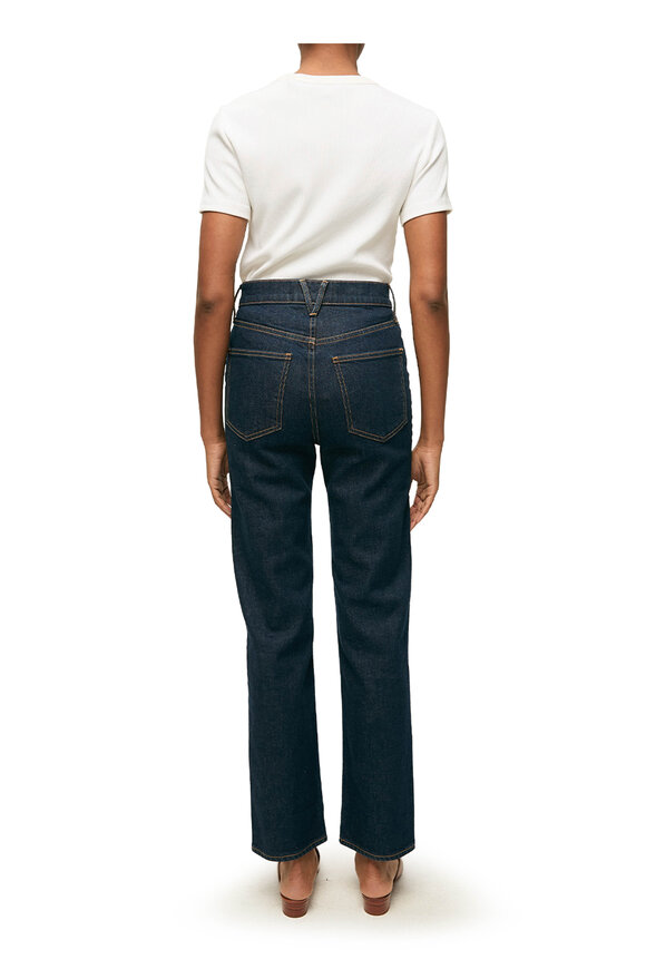 Veronica Beard Leah Indigo Rinse Straight Leg Jean - view 3