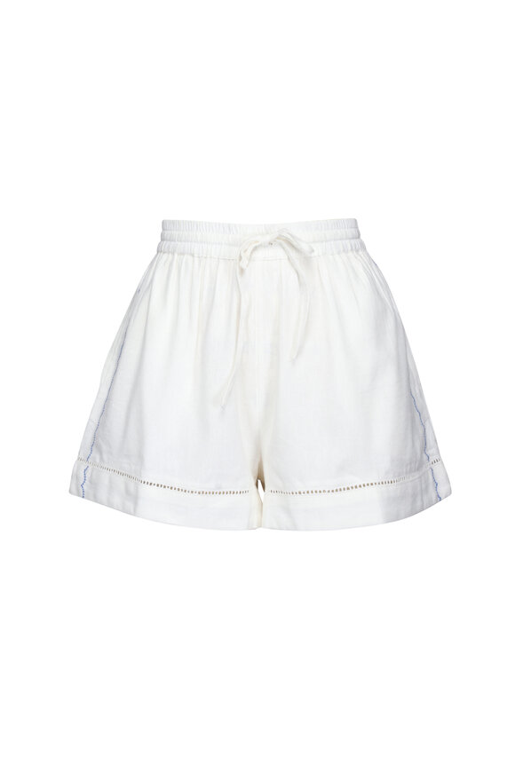 Lspace La Mer Cream Shorts - view 1