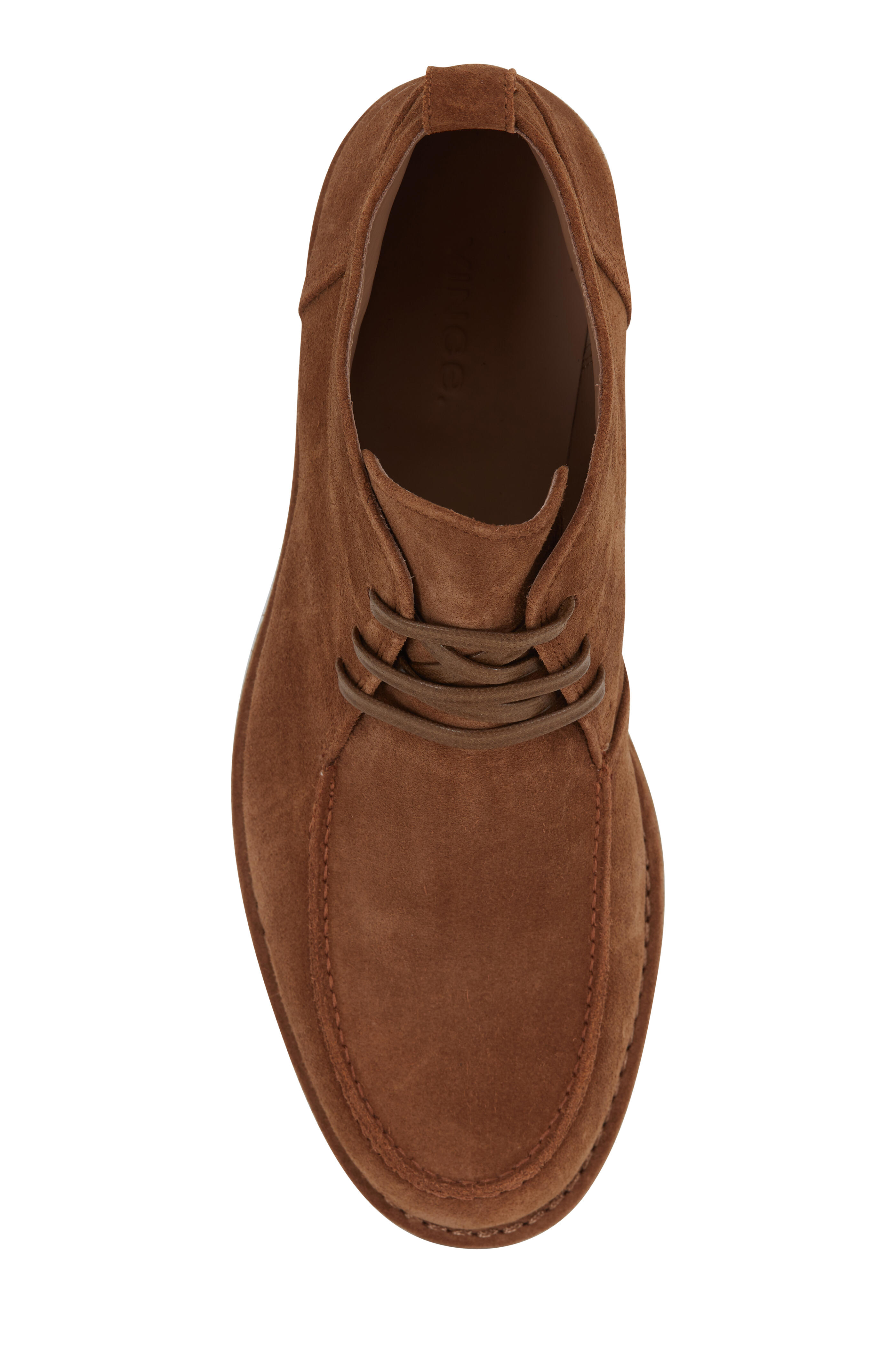 Vince - Colter Tobacco Suede Lace-Up Boot