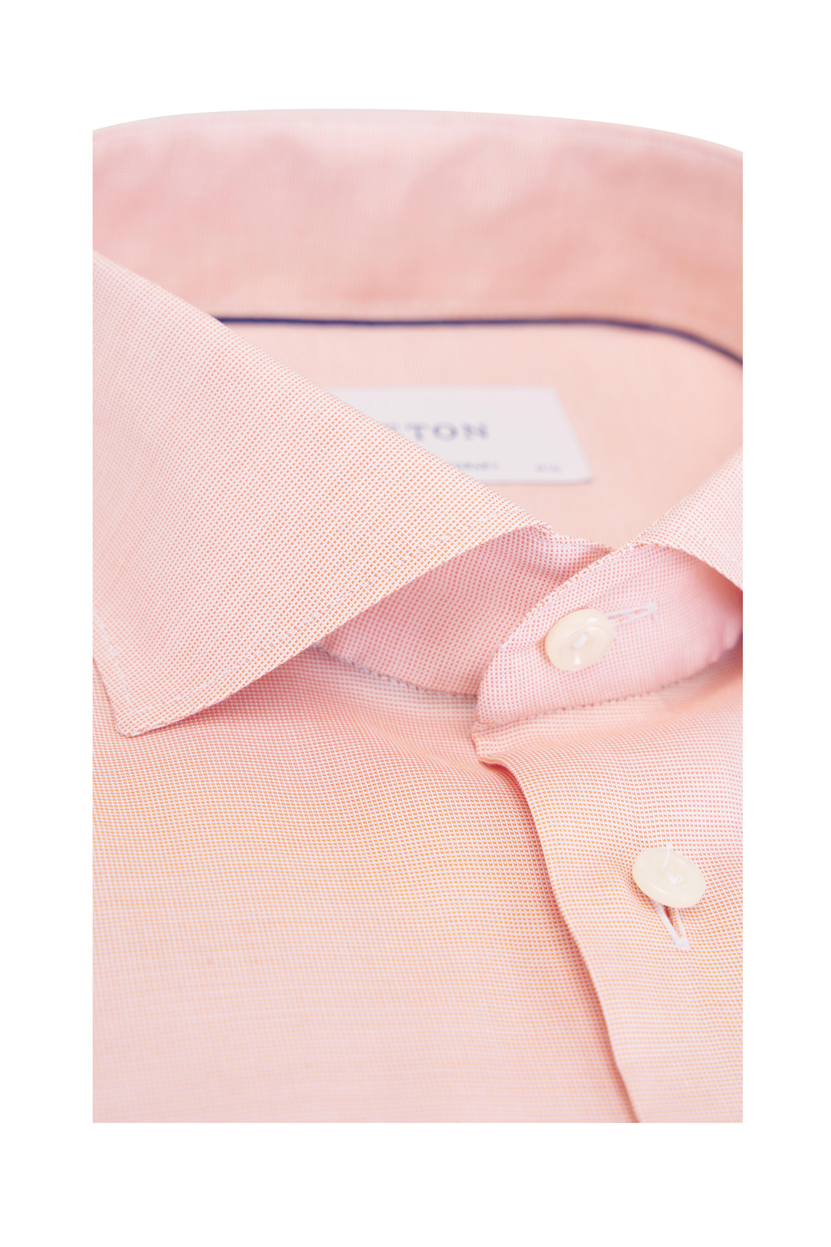 Eton - Orange Cotton Dress Shirt