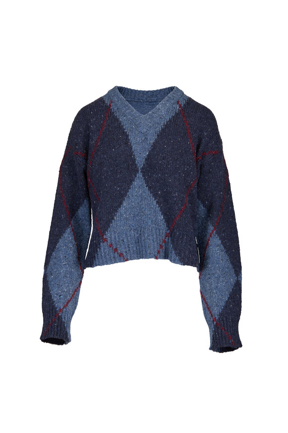 Altuzarra Parish Blueberry Wool Sweater - view 1
