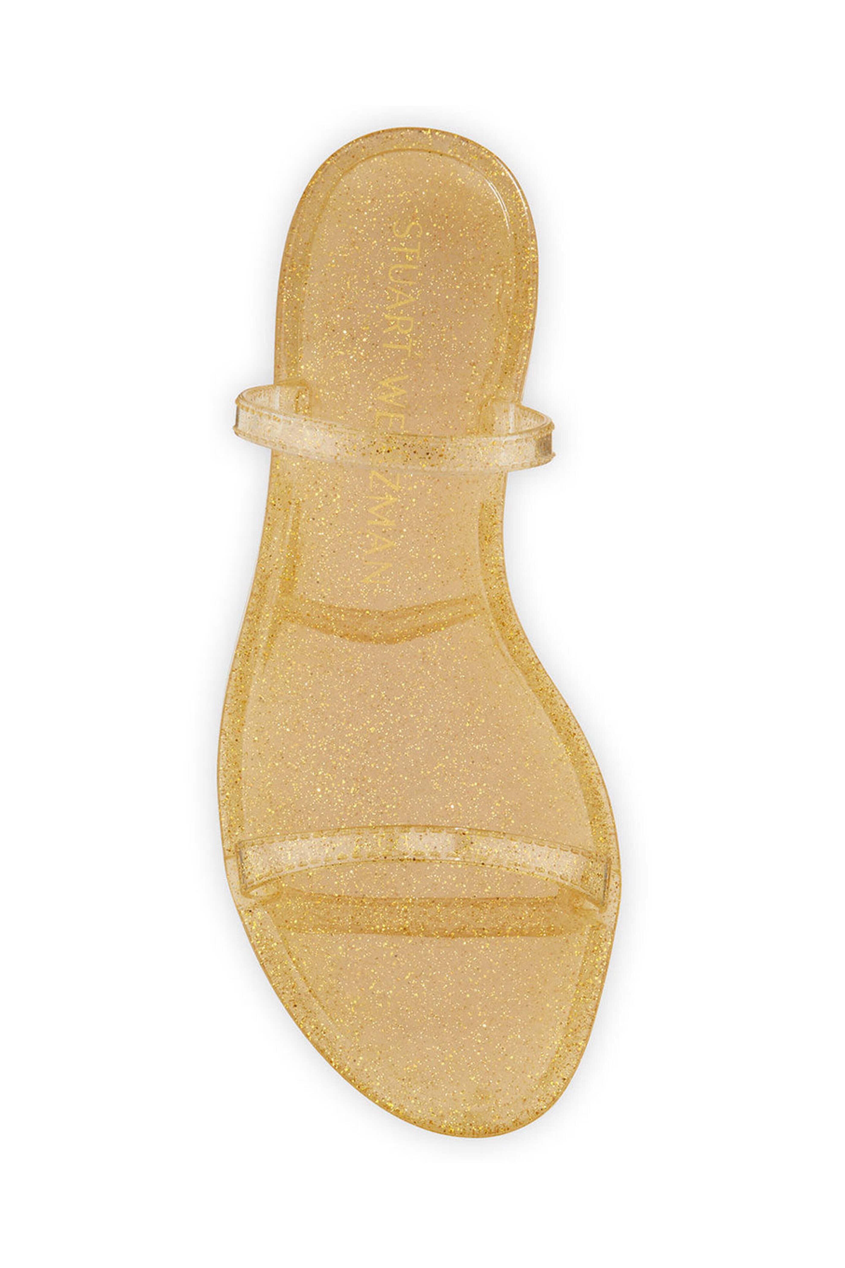 Stuart Weitzman - Sawyer Slide Sandal in Gold