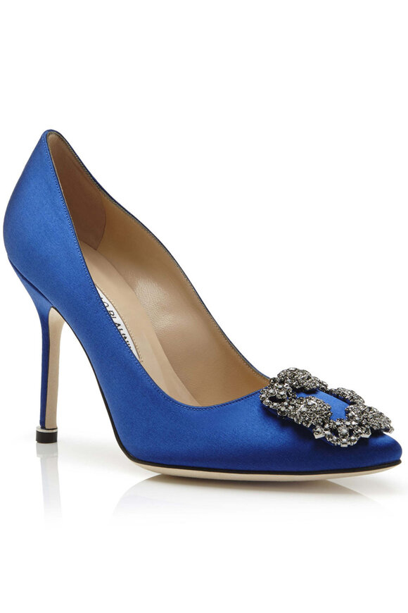 Manolo Blahnik - BB Floral Print Pumps 90mm | Mitchell Stores
