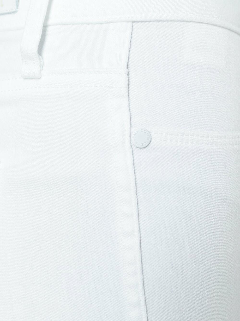 Paige - Hoxton White High-Rise Ankle Skinny Jean