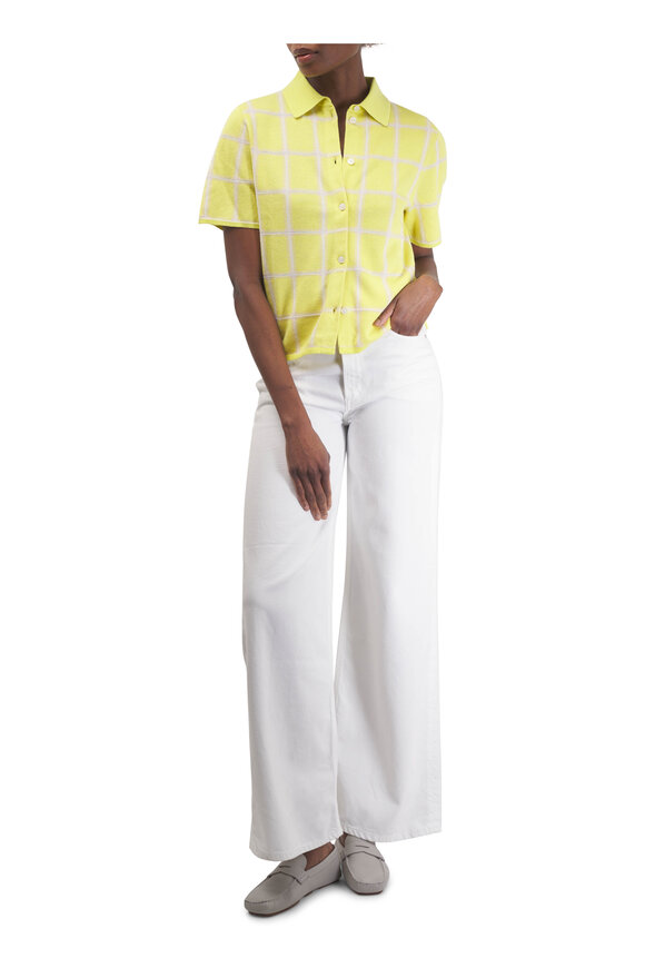 Citizens of Humanity Paloma Soft White Wide-Leg Jean - view 2