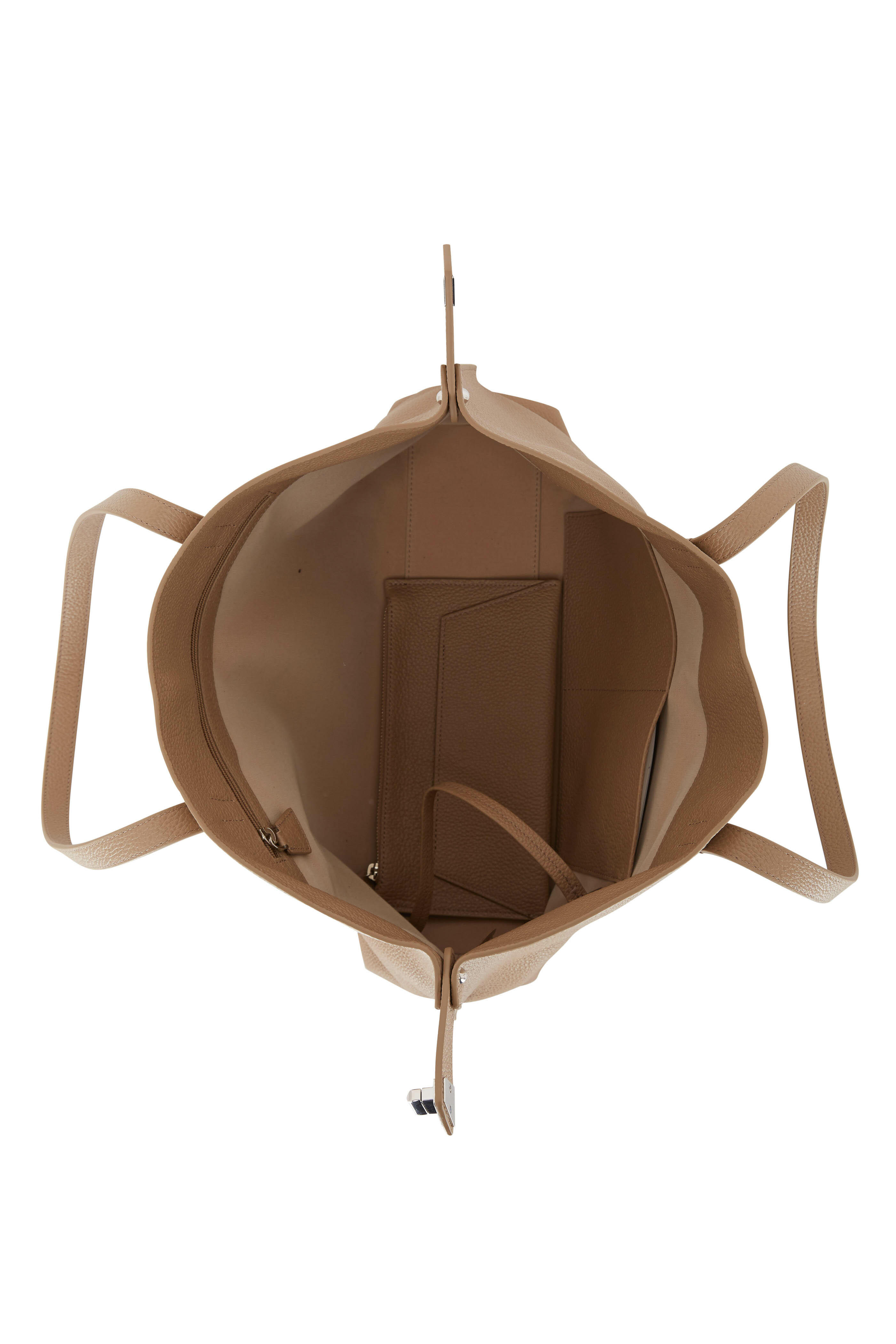 Akris - AI Camel Leather Small Shoulder Bag