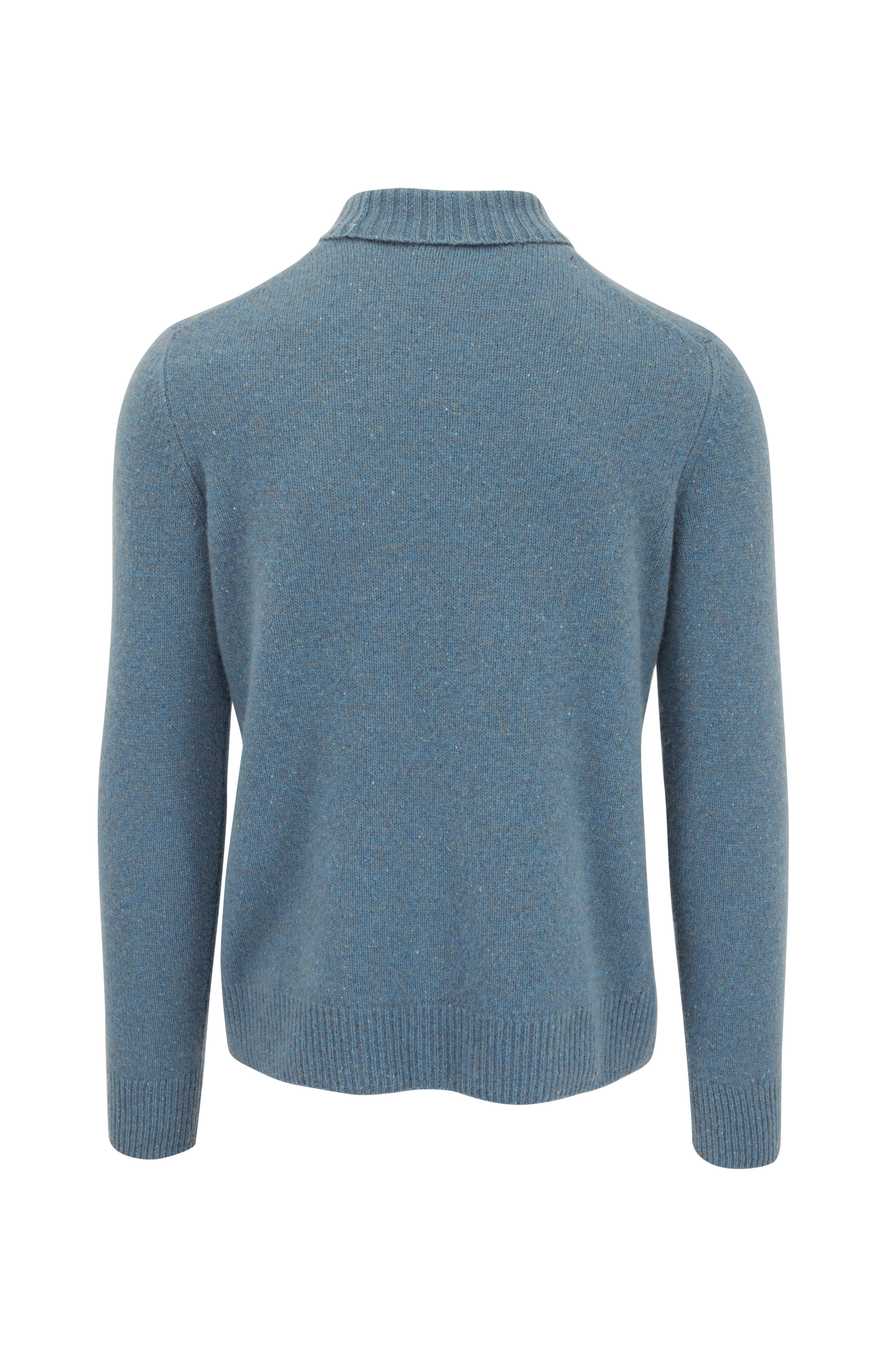 Vince - Heather Carmel Teal Plush Turtleneck | Mitchell Stores