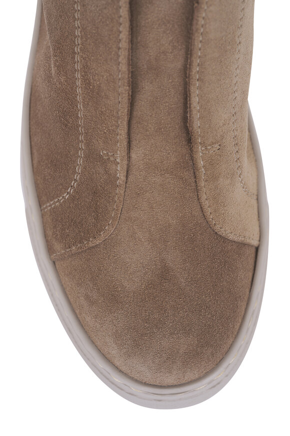 AGL Clementina Taupe Suede Sneaker - view 4