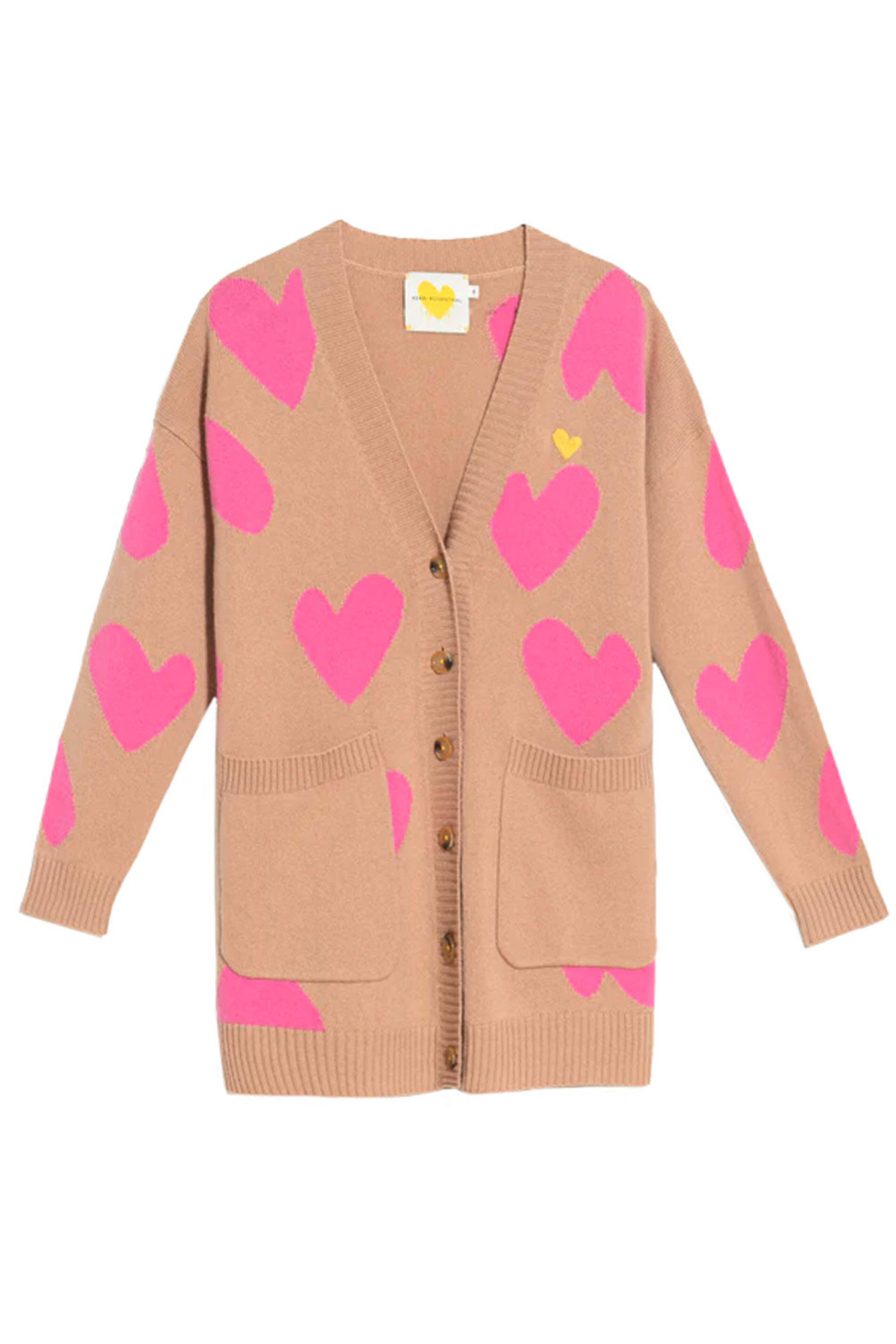 Kerri Rosenthal - Ferris Imperfect Heart Poppy Cardigan
