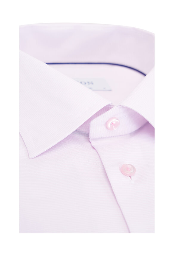 Eton Pink Cotton Dress Shirt - view 2