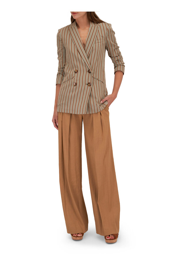 Veronica Beard - Jodie Desert Linen Wide Leg Pant