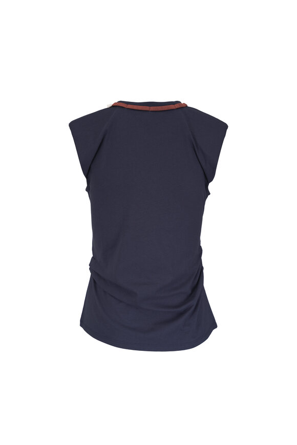 Dorothee Schumacher Feminine Favorites Navy Blue Top - view 2
