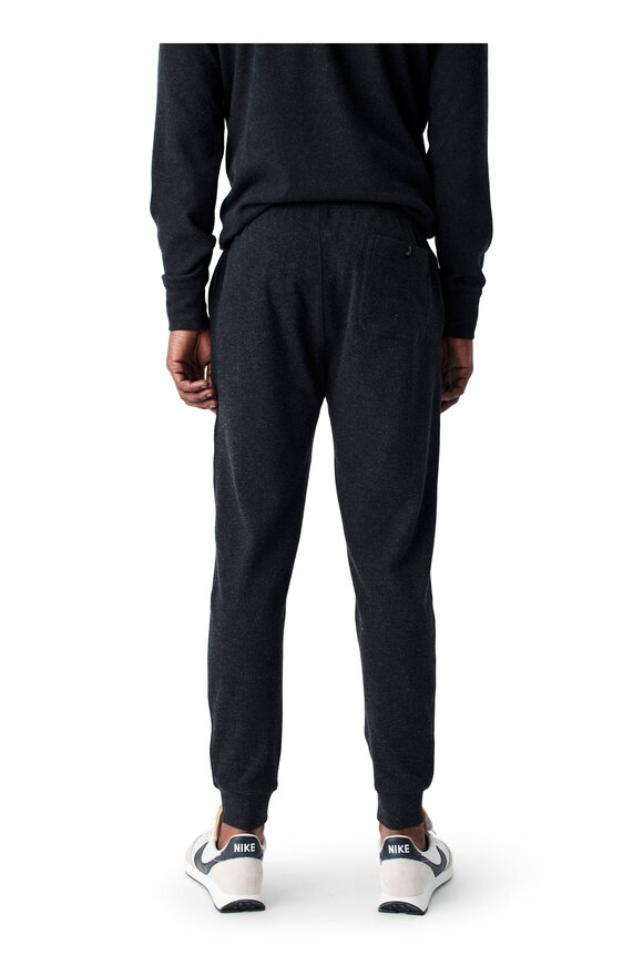 Faherty Brand - Legend™ Heather Black Twill Sweatpant