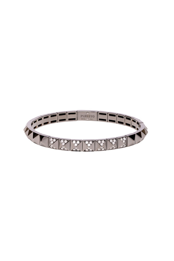 Peruffo 18k Black Gold Lyrics Square Bracelet - view 1