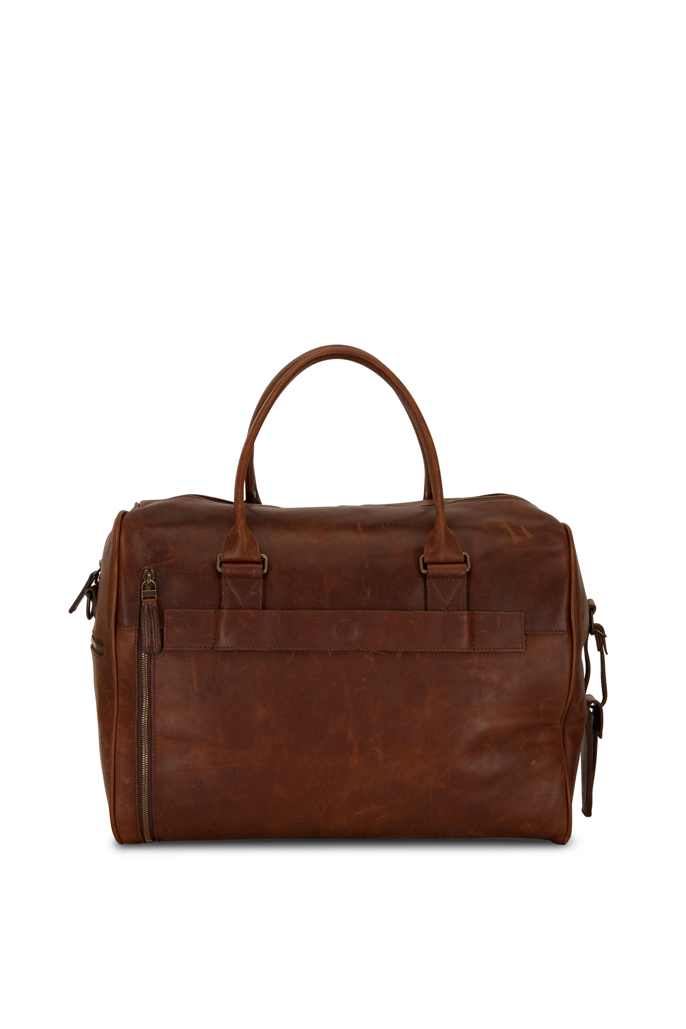 Moore & Giles - Booker Brown Leather Cabin Duffel