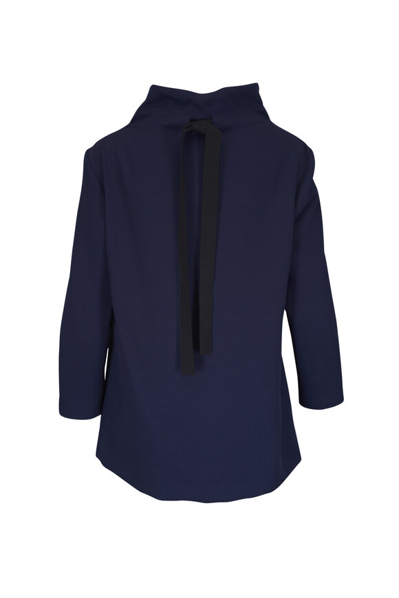 KZ_K Studio - Margaret Navy Blue Blouse