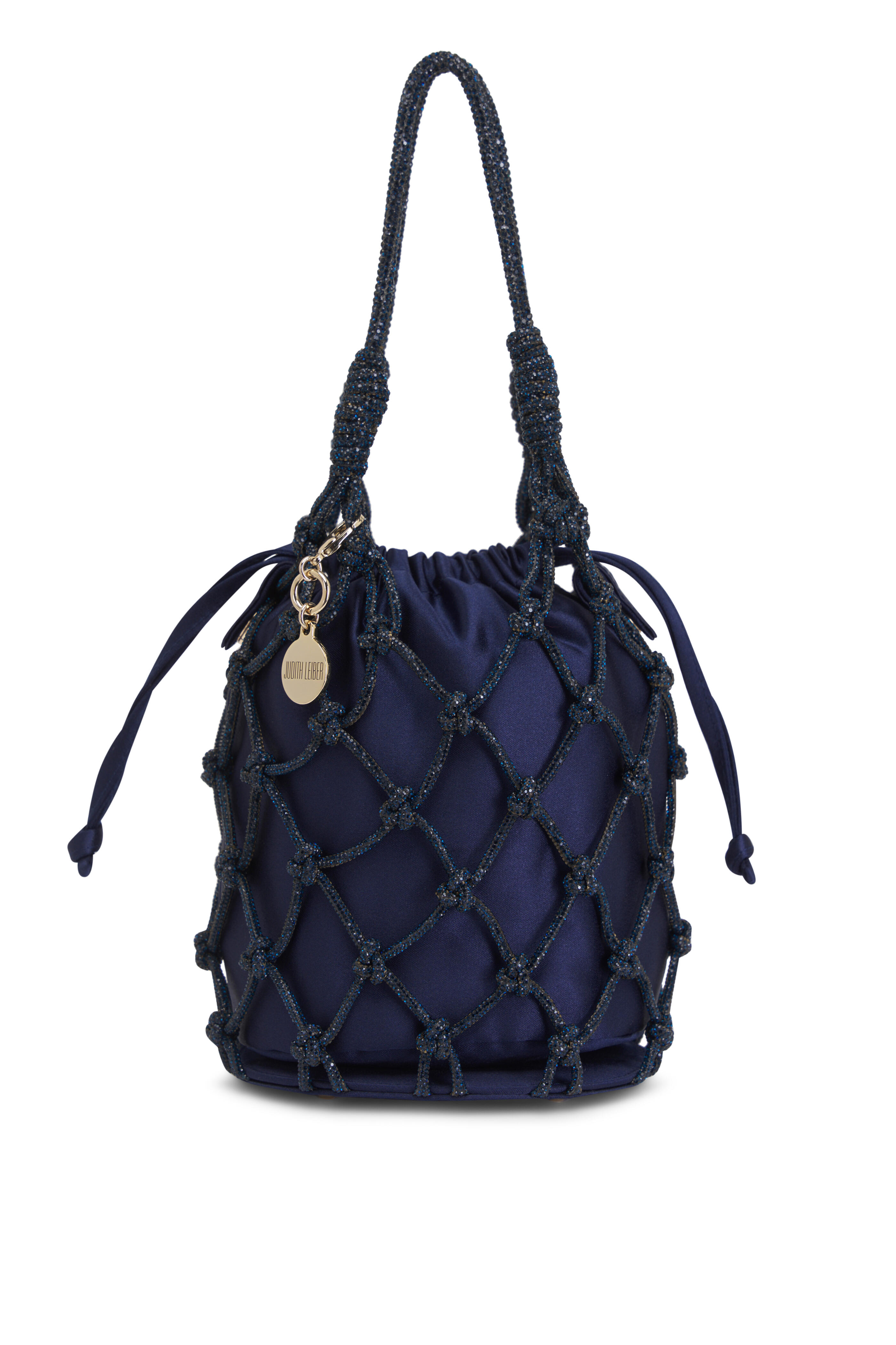 Judith Leiber Couture - Navy Crystal Net Pouch