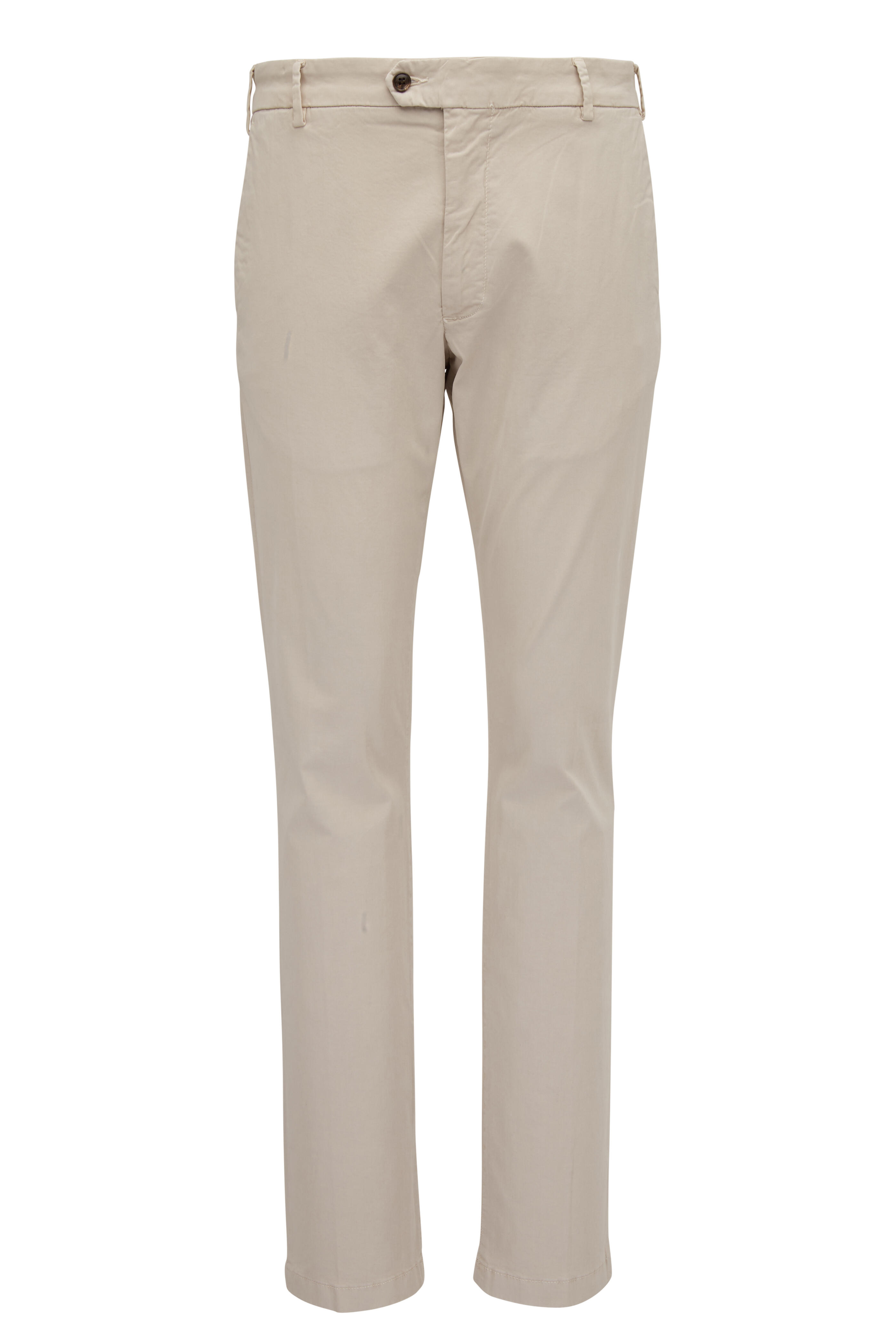 Peter Millar - Concorde Stone Flat Front Garment Dyed Pant