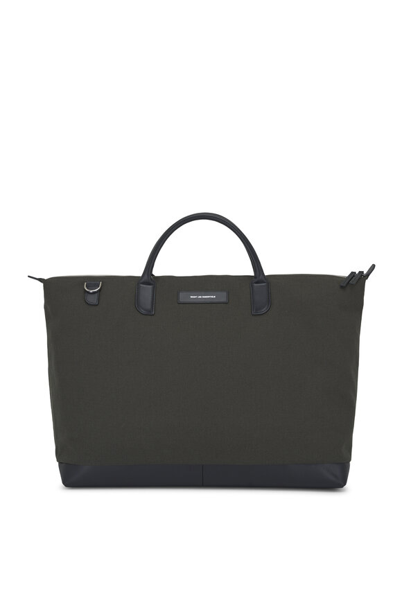 Want Les Essentiels - Hartsfield Green Canvas Weekender Bag 