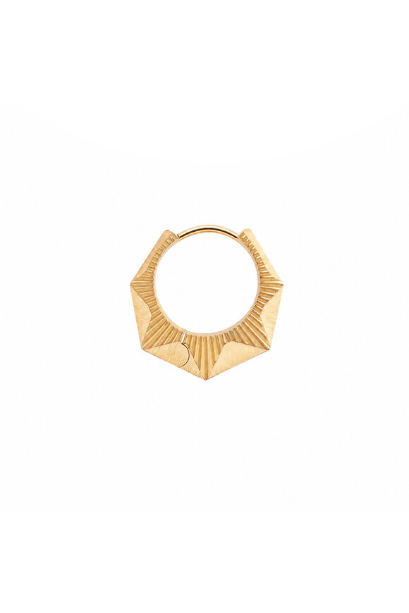 Marie Lichtenberg Small NYC Yellow Gold Earring - view 1