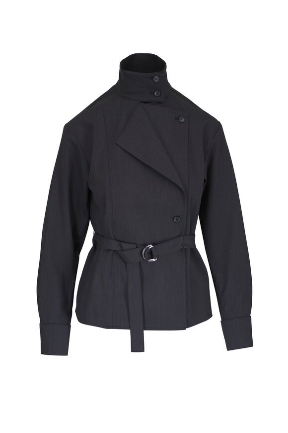 TWP The Last Chapter Gray Italian Wool Twill Jacket - view 1
