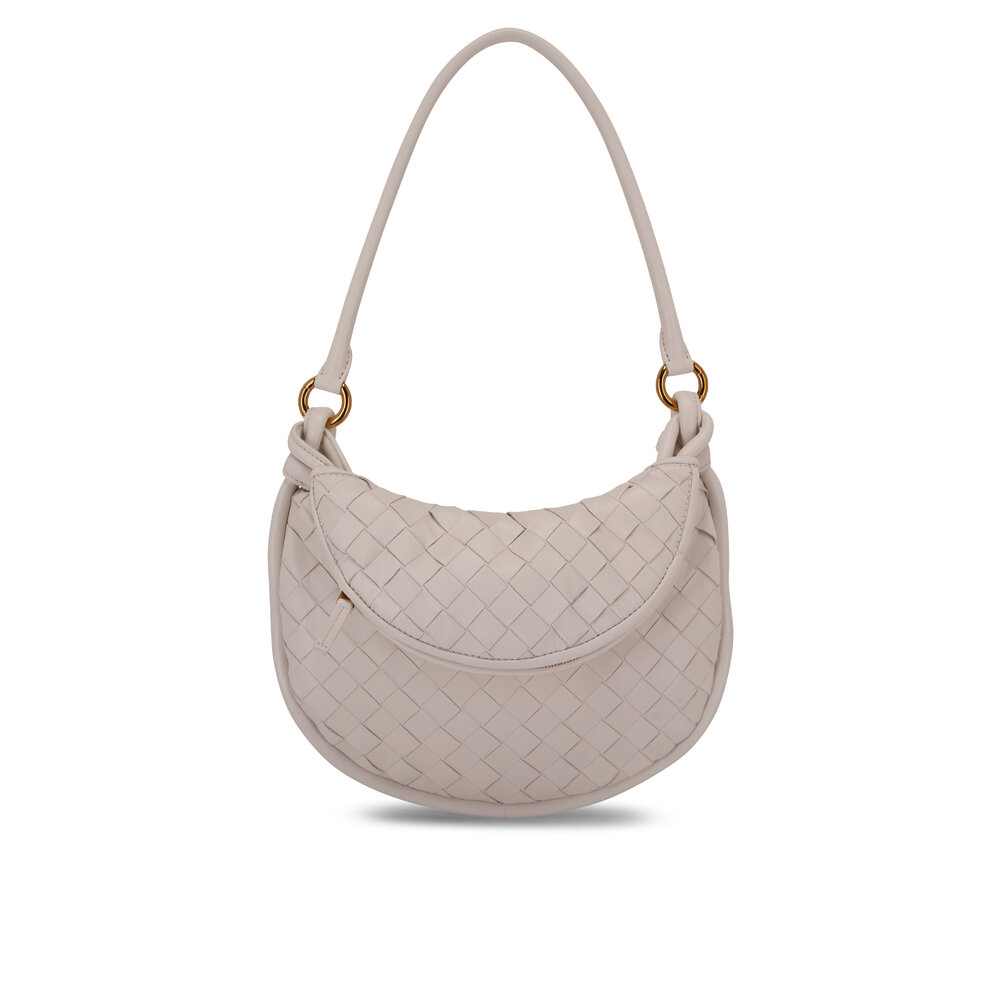 本物保証/BOTTEGA VENETA/Large Gemelli バッグ 白 お洒落☆ 786347_V2P04_Neutral_And_Chalk
