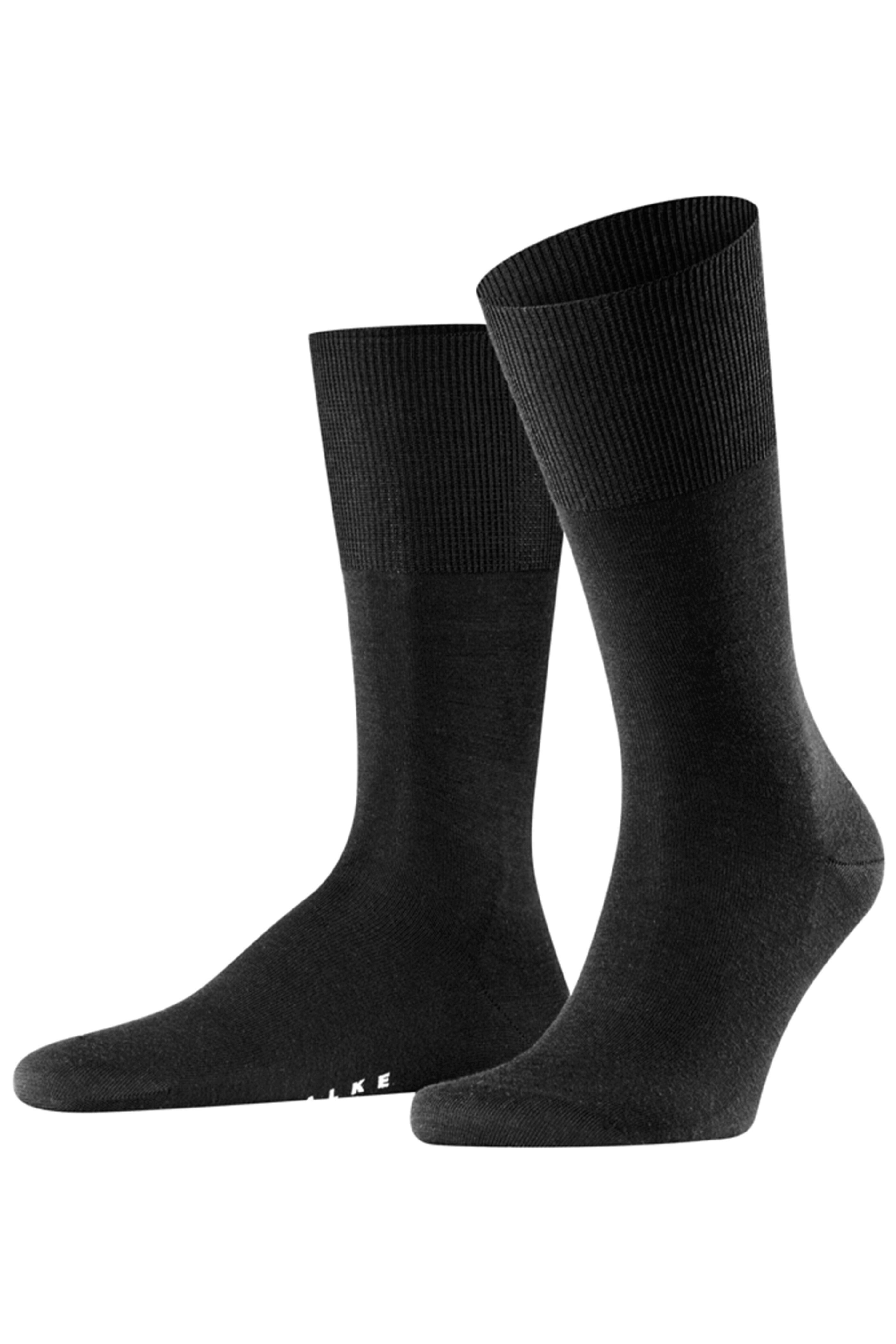 Falke - Black Airport Midcalf Sock