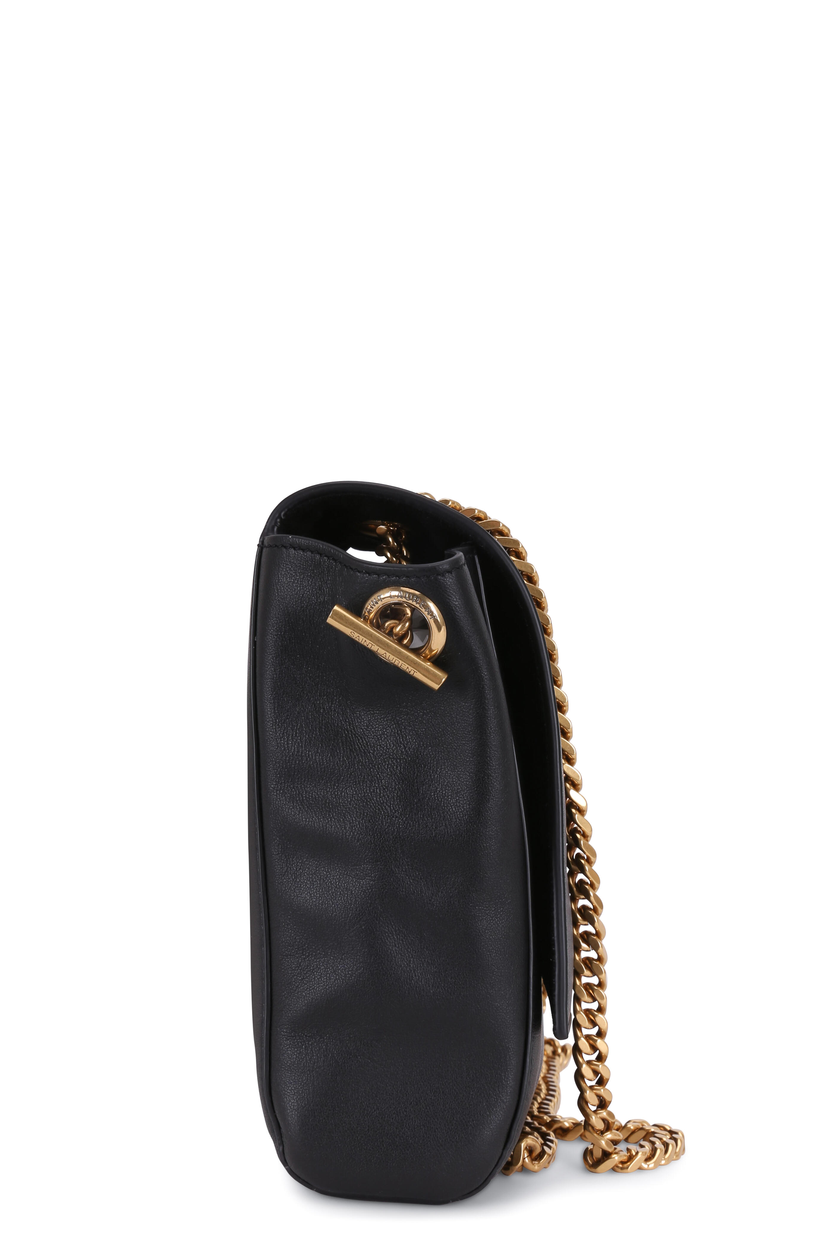 Saint Laurent - Kate Black Suede To Leather Reversible Chain Bag