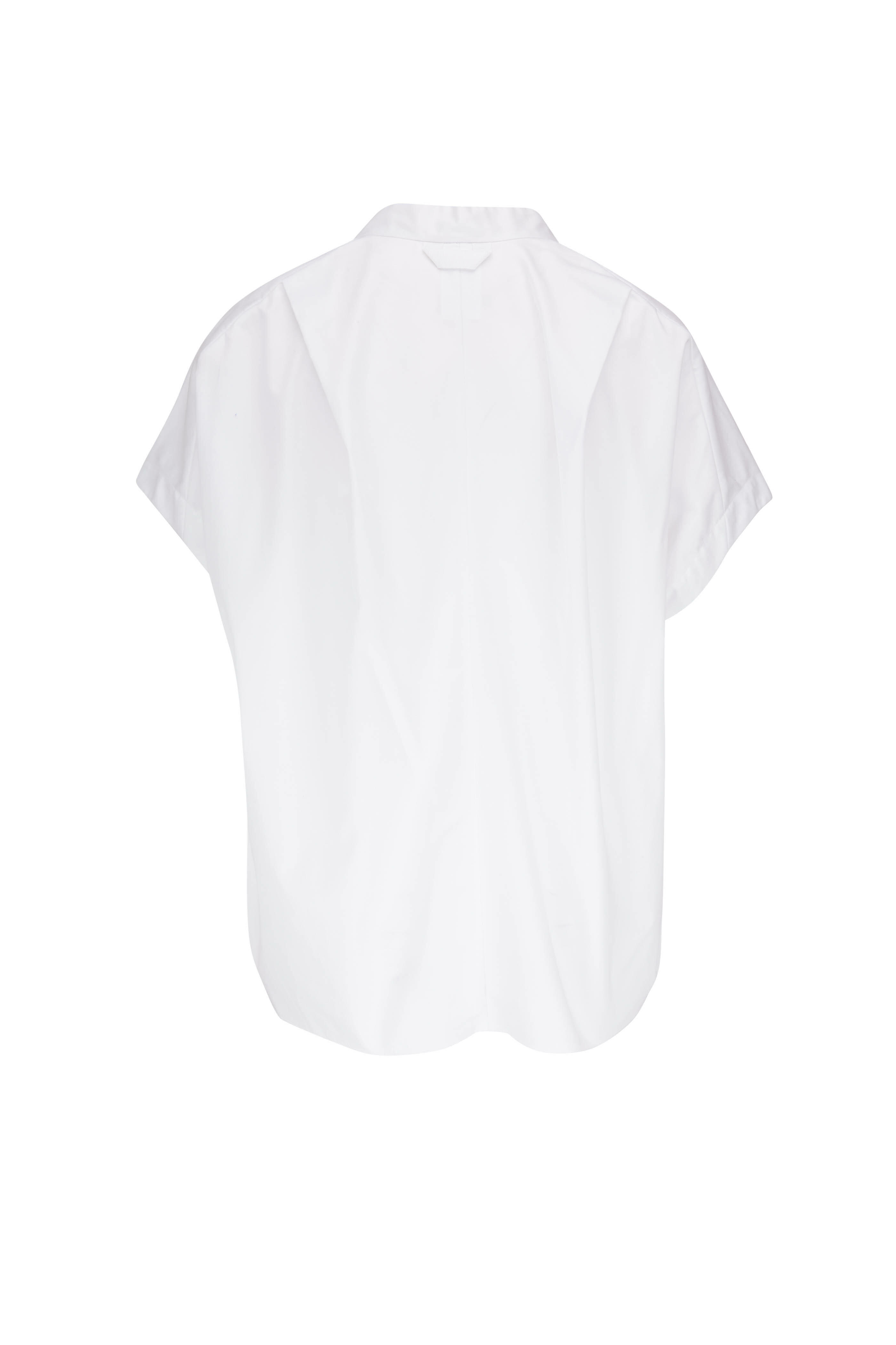 Zero + Maria Cornejo - Fin Gaban White Blouse | Mitchell Stores