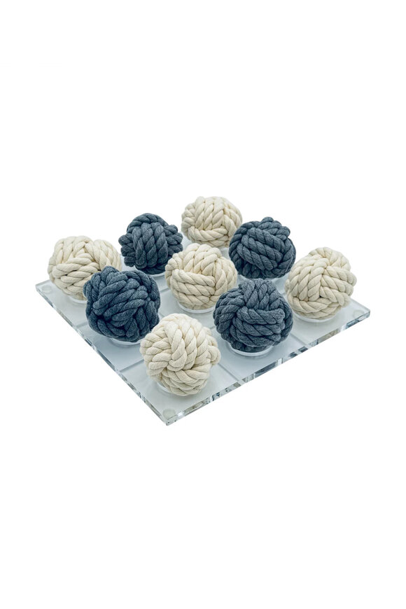 Luxe Dominoes El Nudo Monkey Fist Knot Tic-Tac-Toe Game