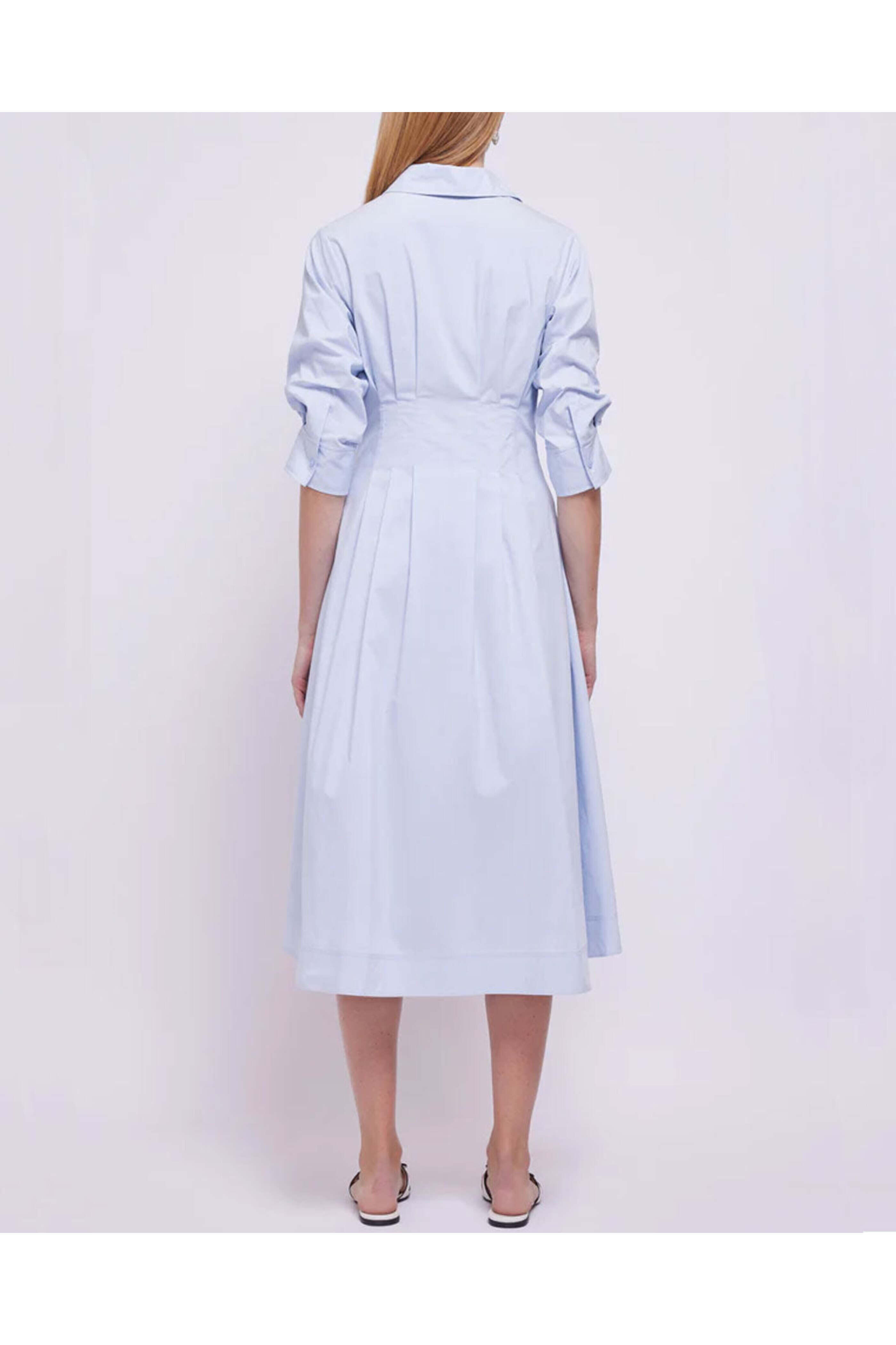 Simkhai - Blue Haze Jazz Pintuck Midi Dress