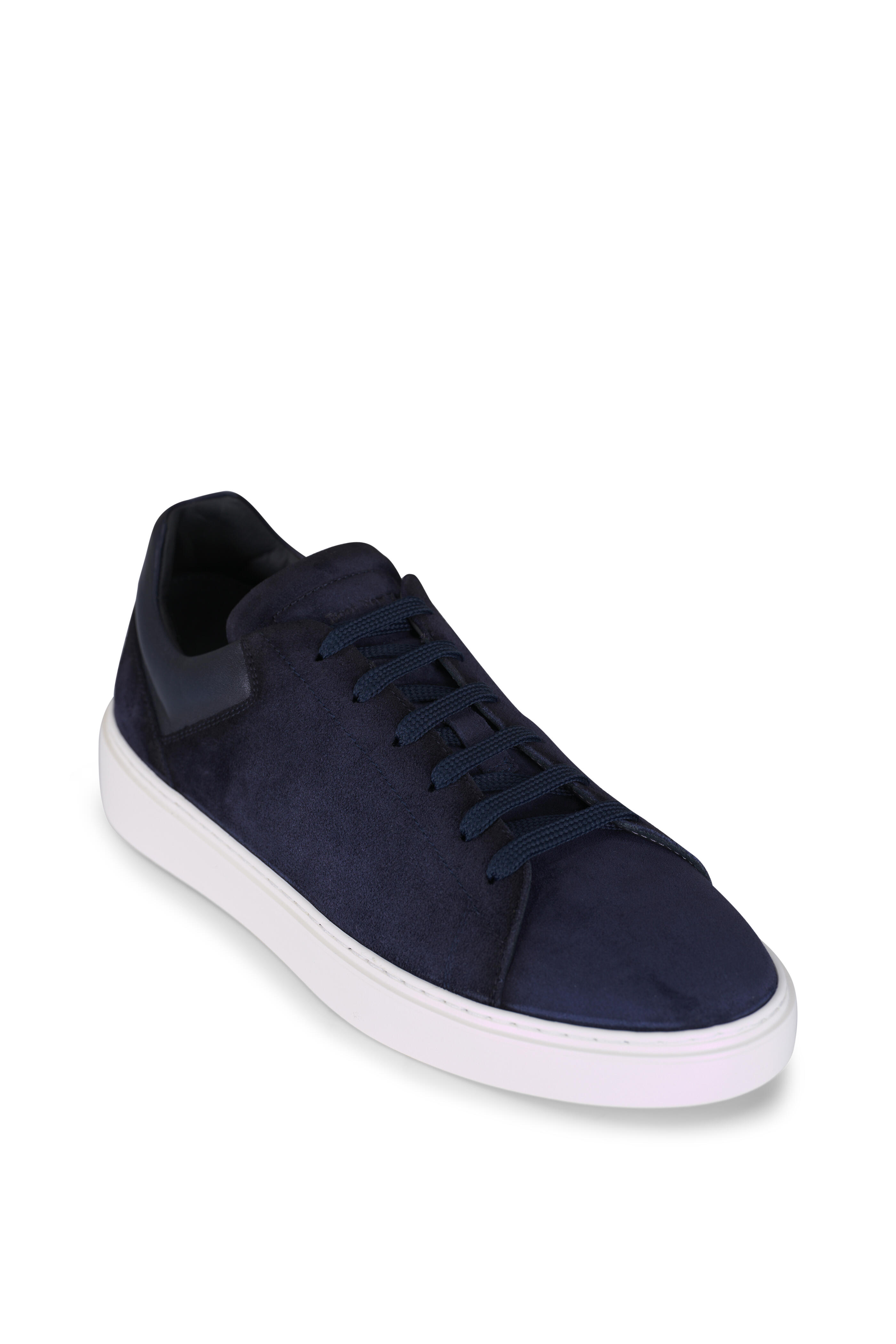To Boot New York - Rocco Navy Blue Suede Sneaker