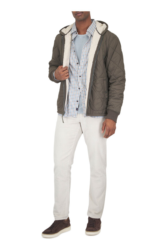 Faherty Brand Tundra Stone Corduroy Five Pocket Pant - view 2