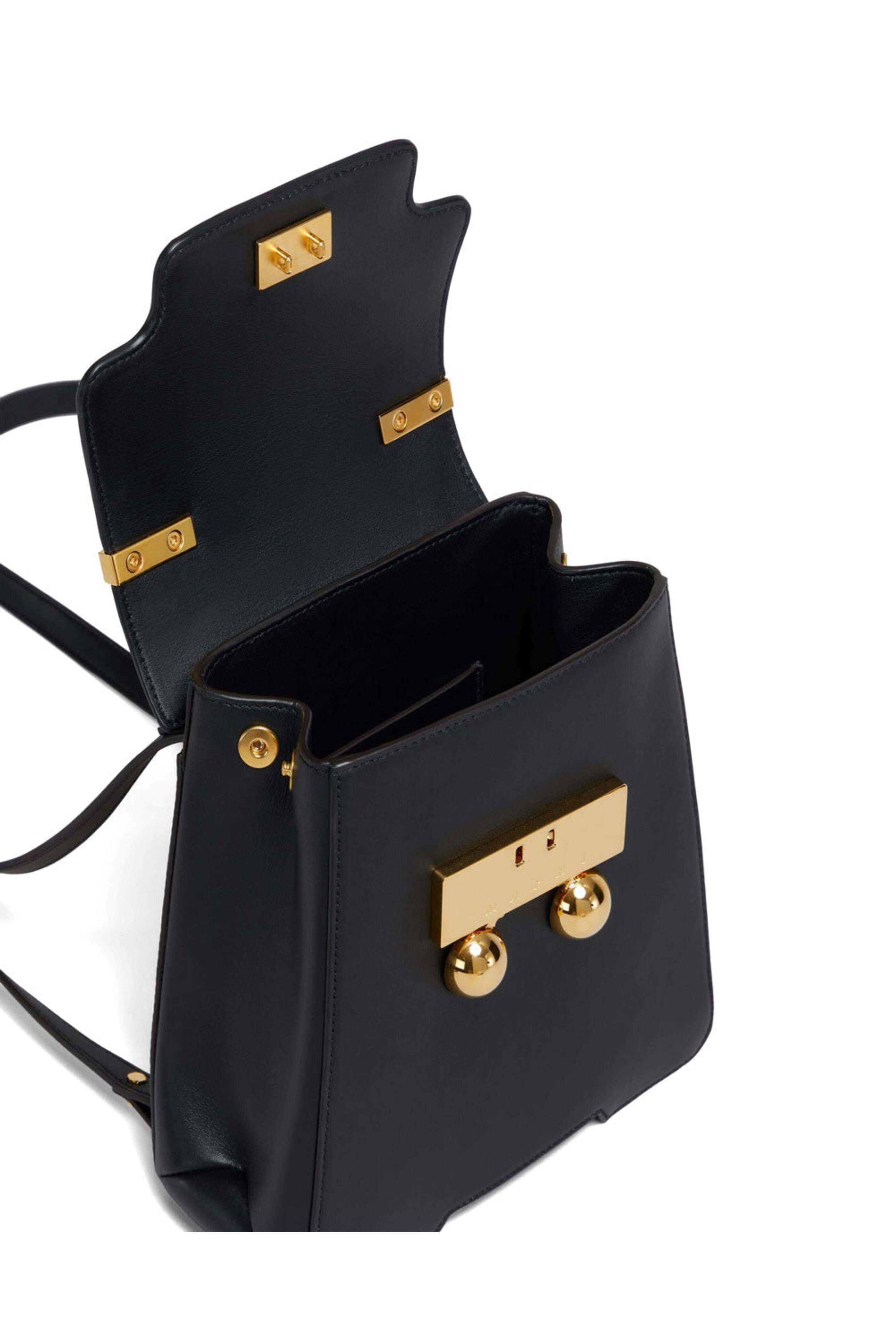 Marni - Trunkaroo Leather Backpack in Black | Mitchell Stores