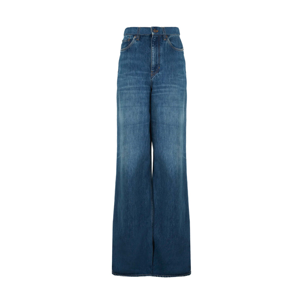 Chloé - Wide Leg Jean in Night Blue | Mitchell Stores