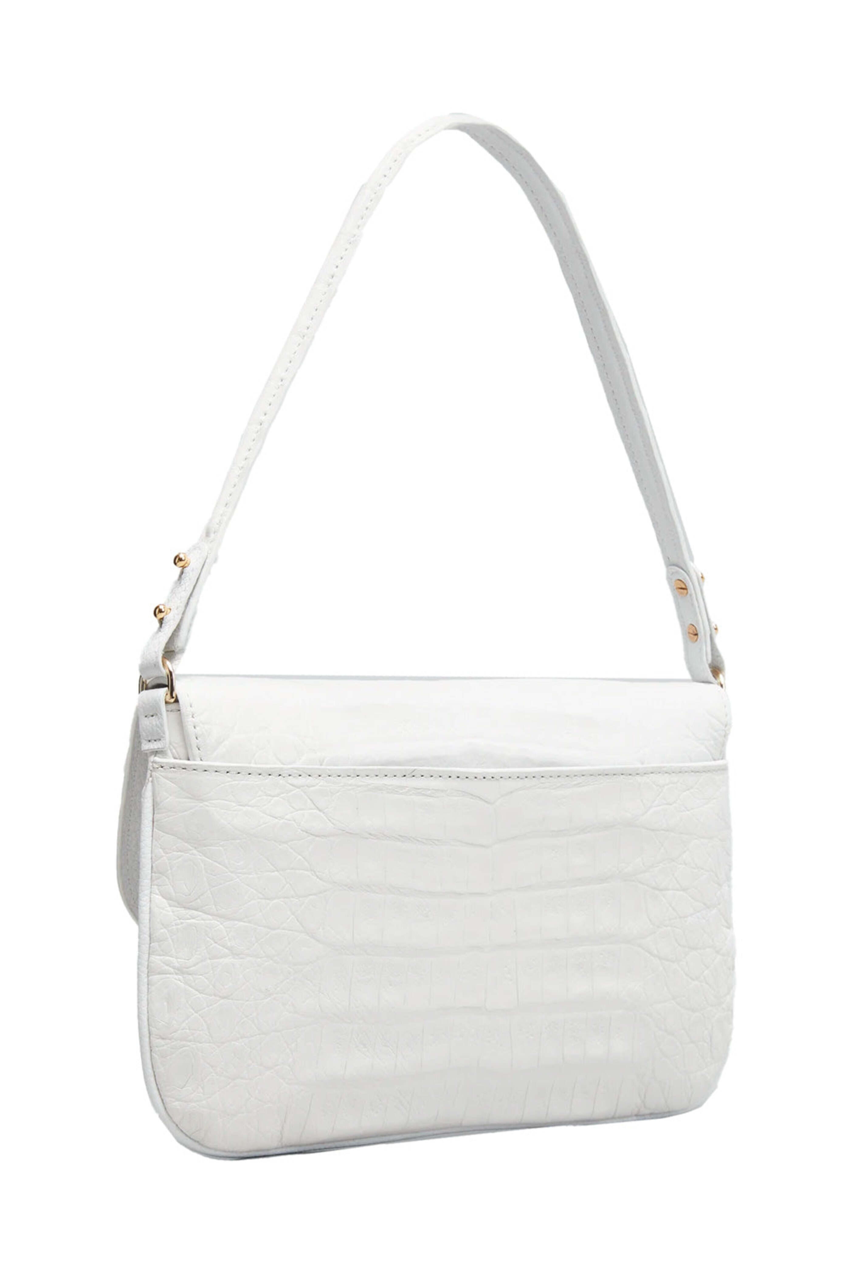 Maria Oliver - Luisa Shoulder Bag in White