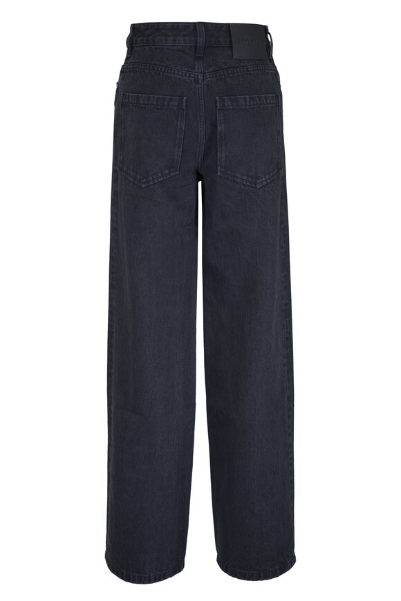 Loewe Anagram Black Baggy Denim Pant - view 3