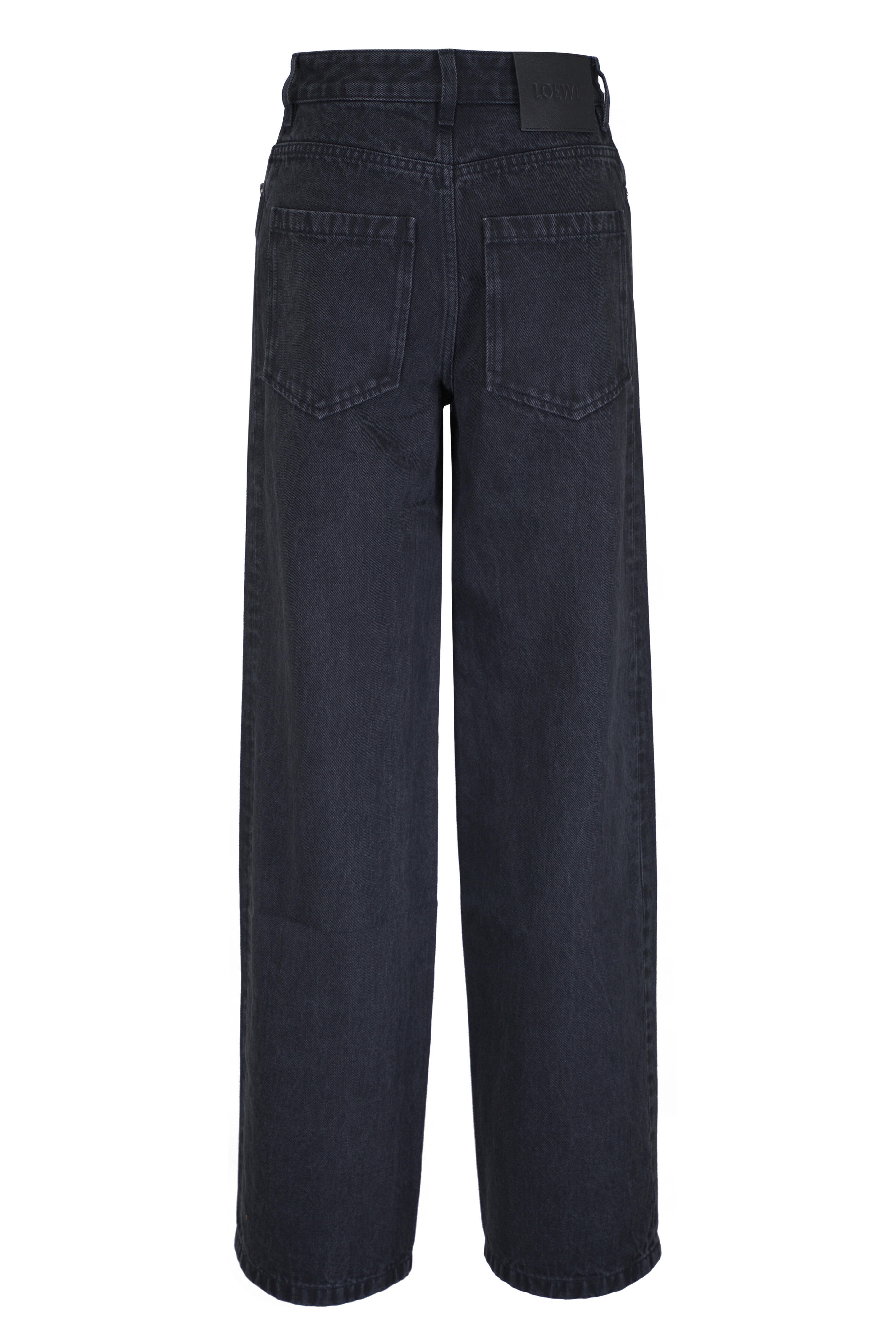Loewe - Anagram Black Baggy Denim Pant | Mitchell Stores