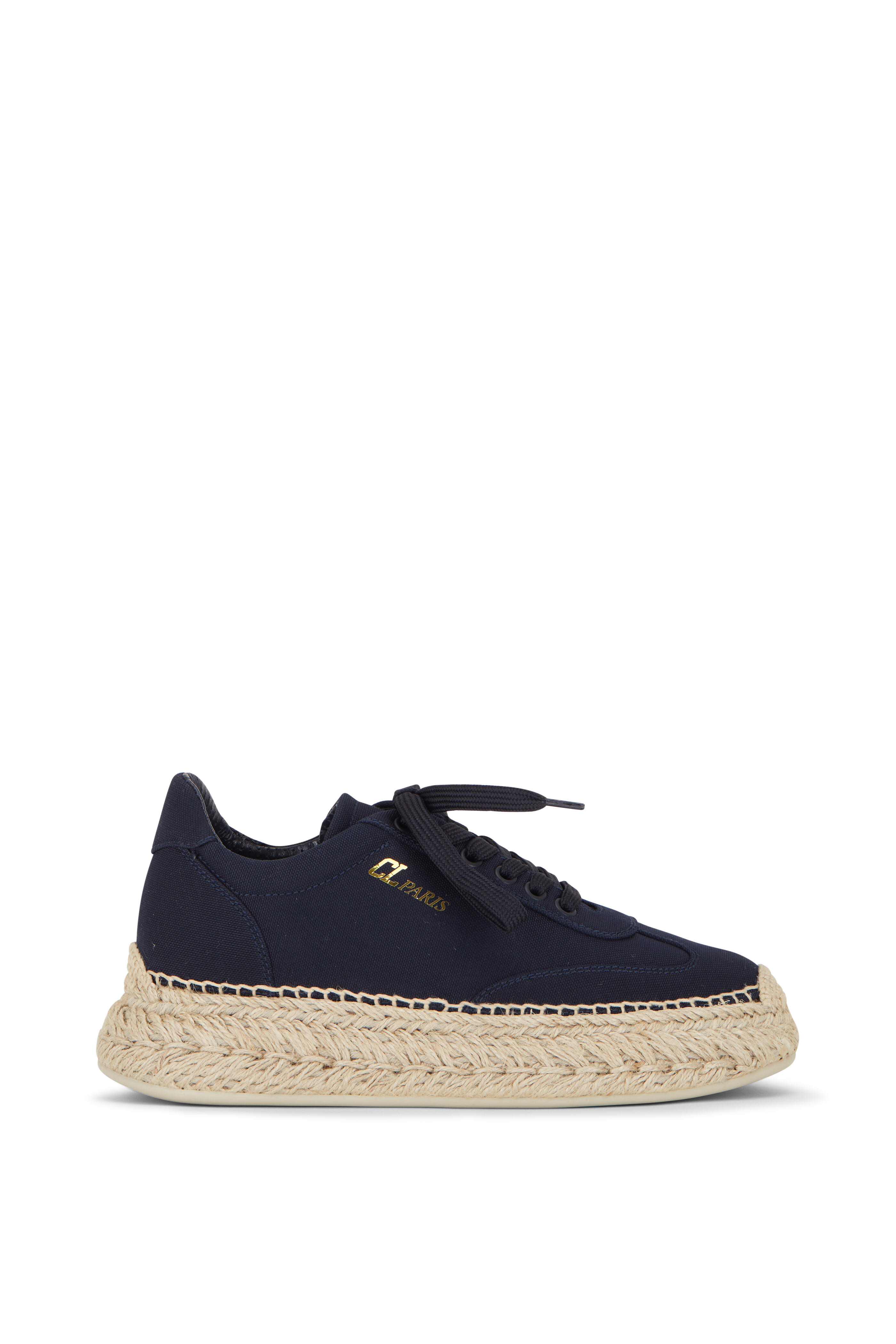 Christian Louboutin - Espasneak Navy Blue Canvas Sneaker