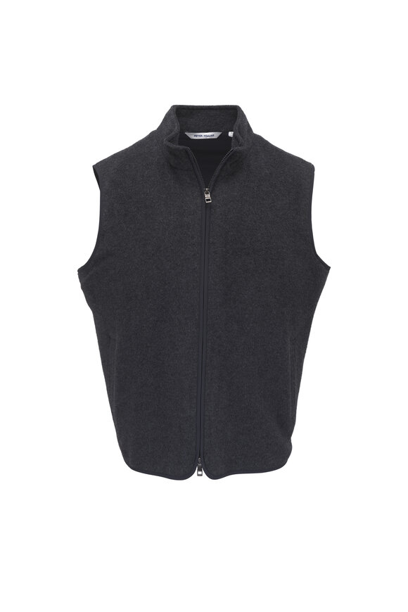 Stone Island - Black Garment Dyed Down Puffer Vest
