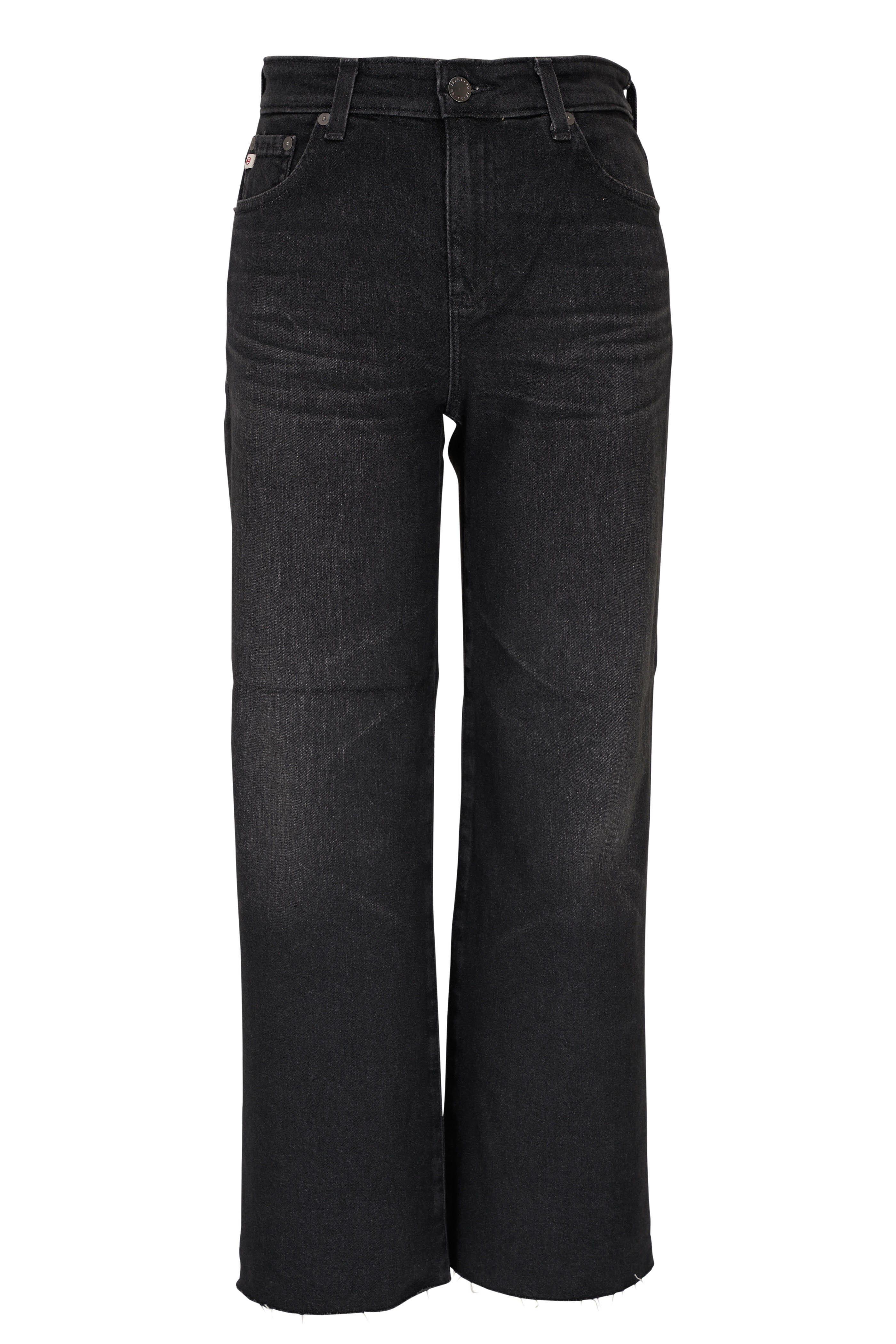 【AG】Saige Wide Leg Crop デニム ワイド シンプル ポケット AG Jeans Saige Wide-Leg Crop Jeans | Saks Fifth Avenue