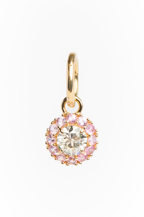 Genevieve Lau 14k Yellow Gold Diamond & Sapphire Dallas Charm