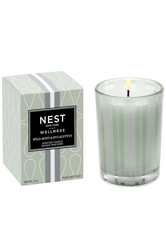 Nest Fragrances Wild Mint & Eucalyptus Votive Candle - view 1