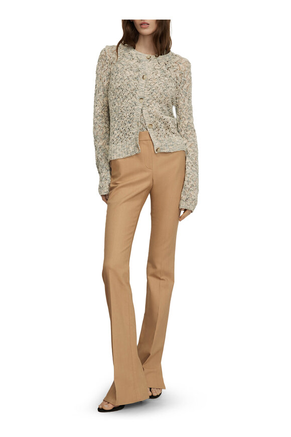 Veronica Beard Corbette Heritage Khaki Twill Tailored Pant - view 2