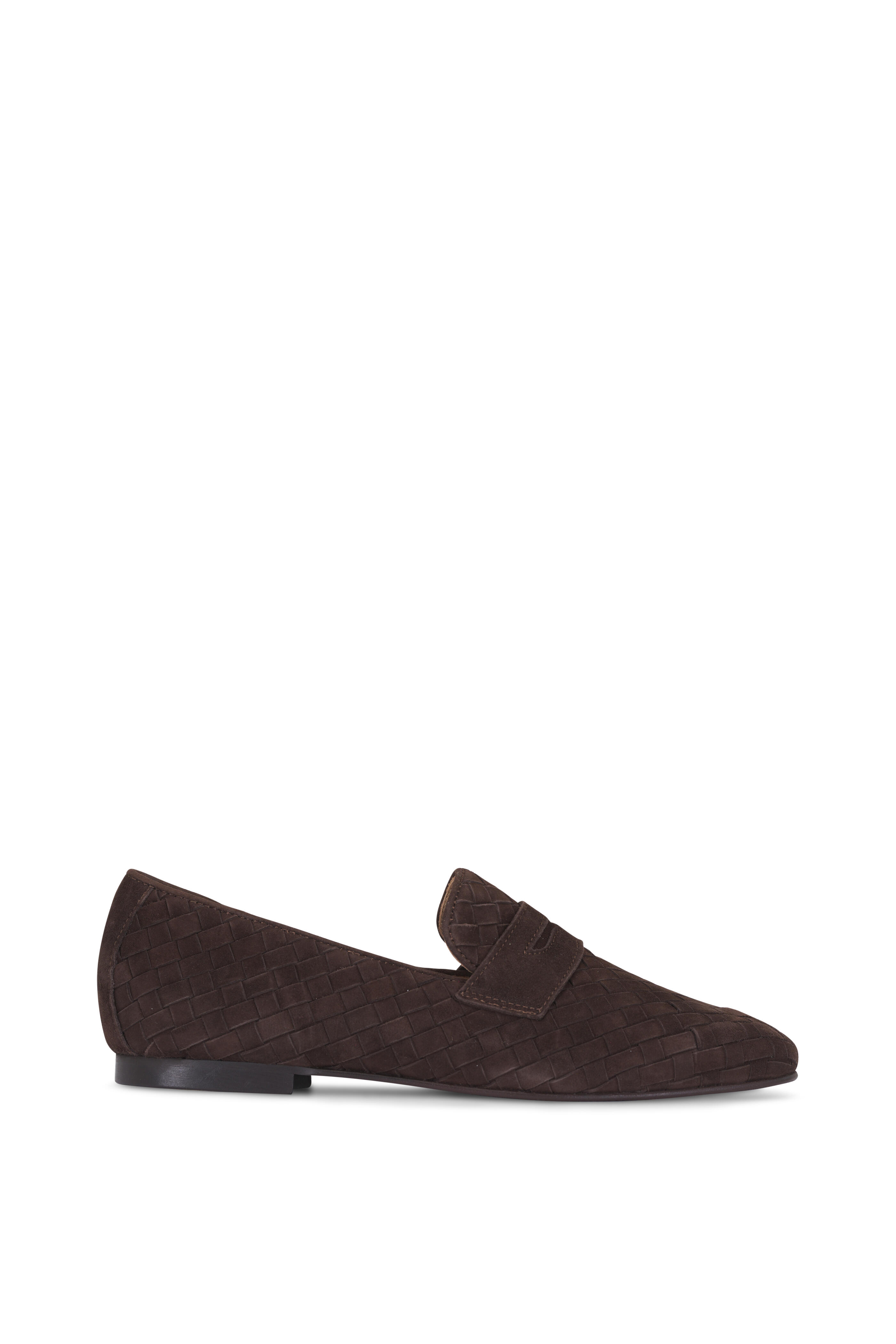Ron White - Maddie Espresso Suede Penny Loafer
