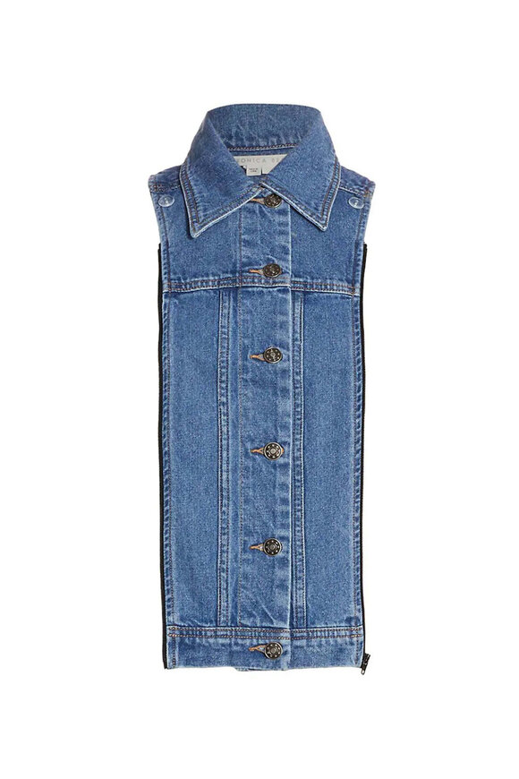 Veronica Beard Denim Slate Dickey