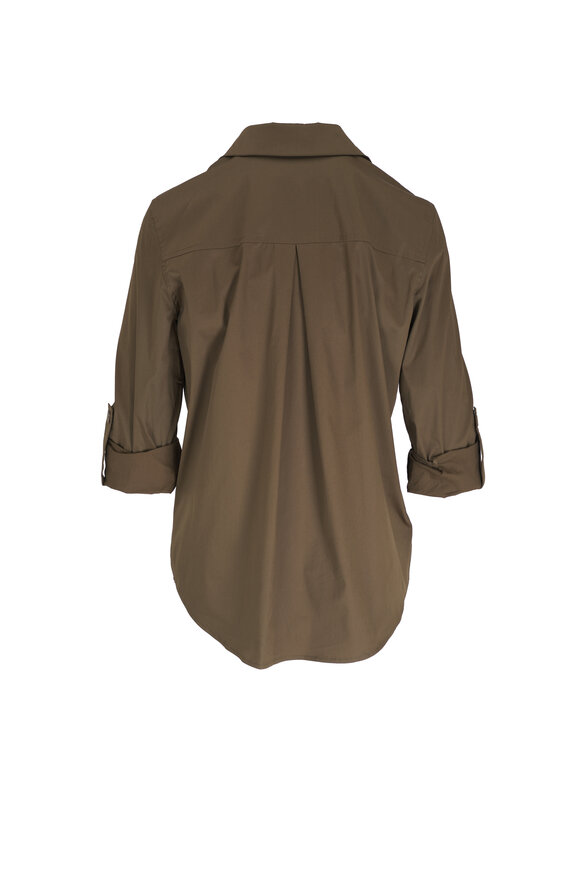 L'Agence - Pearson Pine Green Blouse