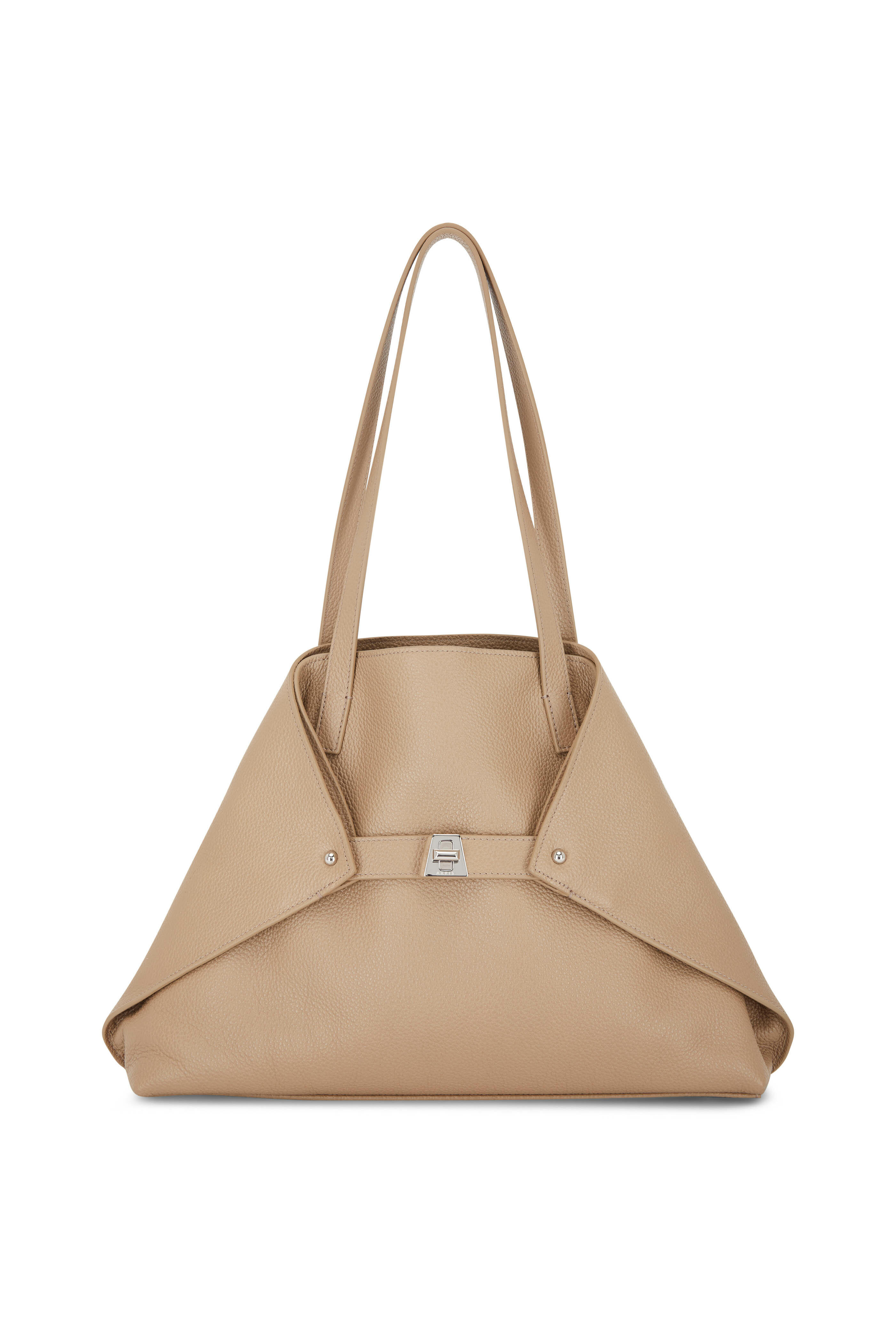 Akris - AI Camel Leather Small Shoulder Bag