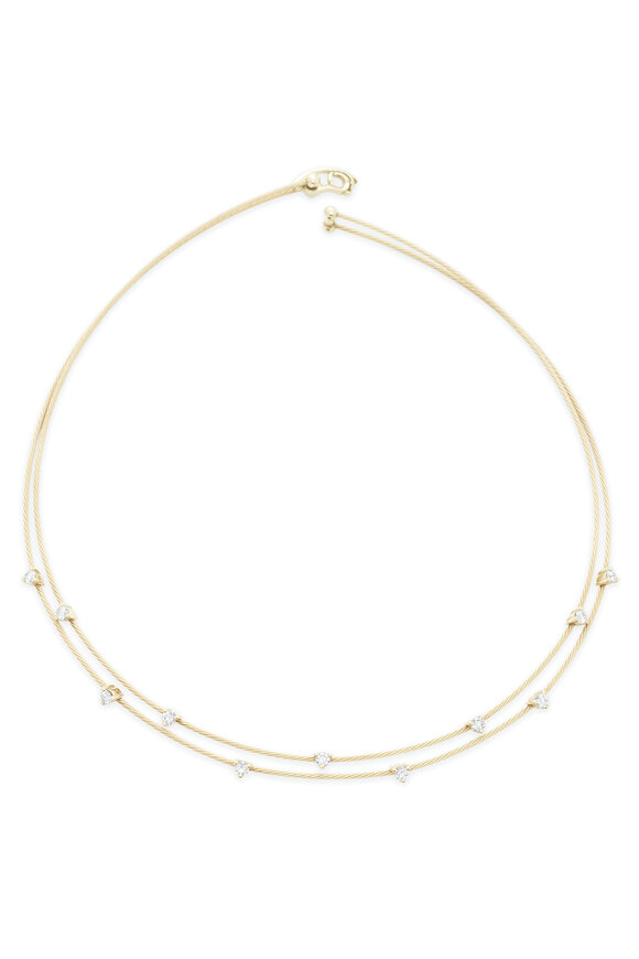 Paul Morelli - Unity Double Wire Diamond Necklace