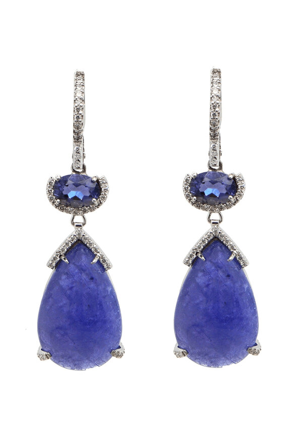 Sharon Khazzam Tanzanite Abby Earrings